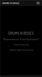 Mobile Screenshot of drumsnroses.com